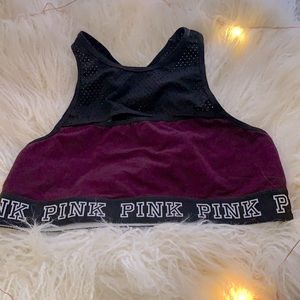 VS Pink High Neck Bralette